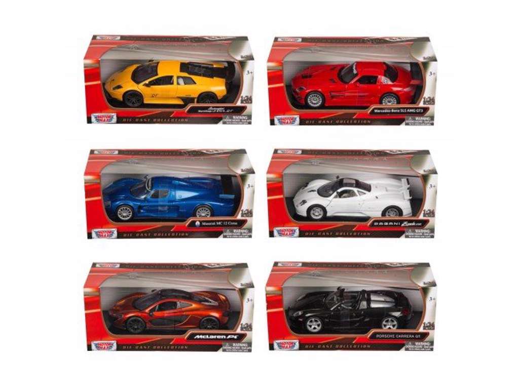 Super sportsbiler i størrelse 1:24 fra Speedcar