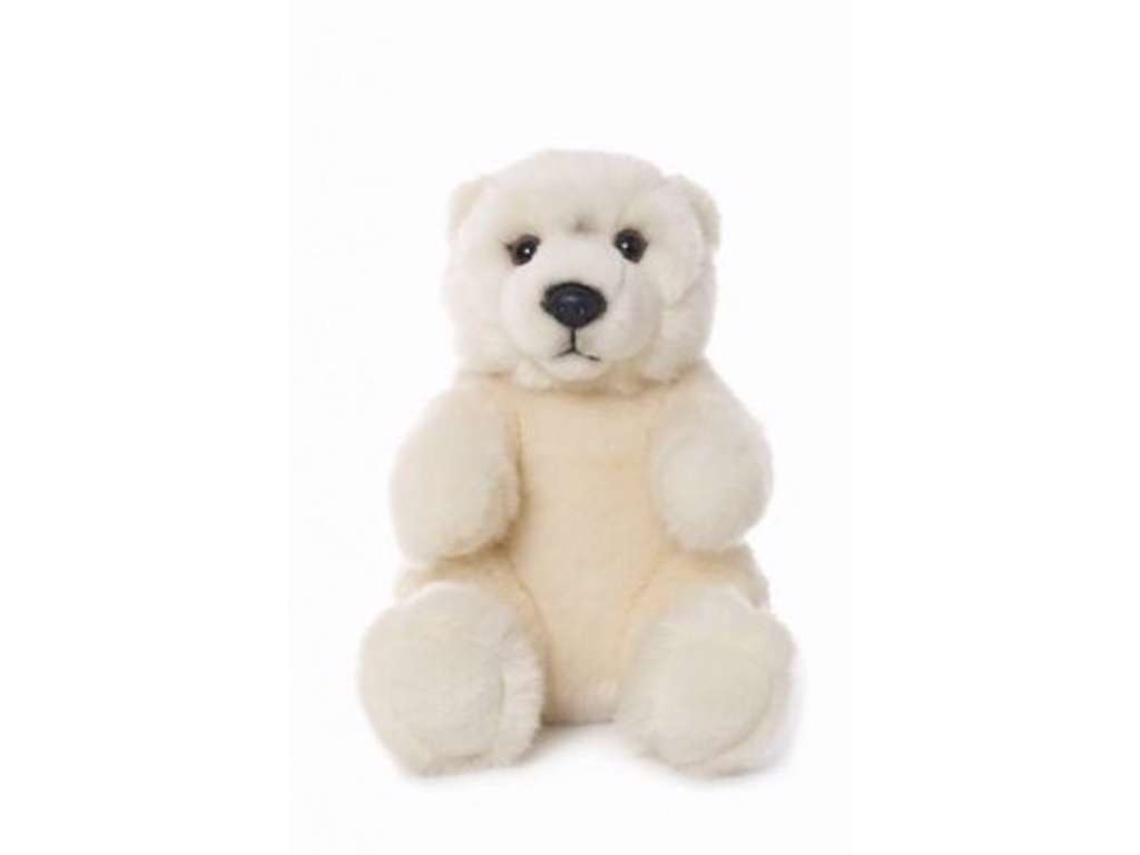 Siddende isbjørn på 15 cm fra WWF