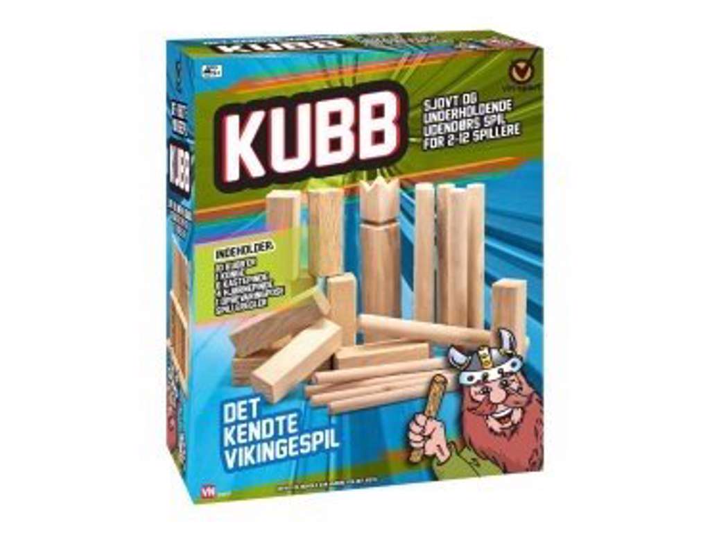 Kubb kongespil i træ fra Vini sport