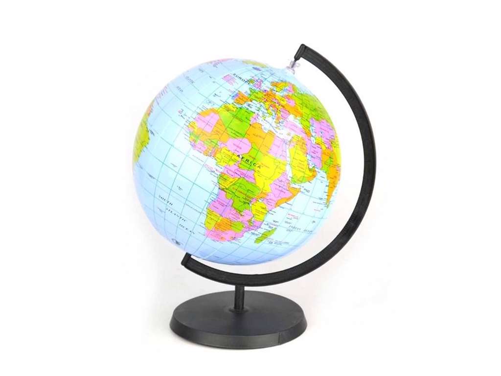 Oppustelig globus 28 cm