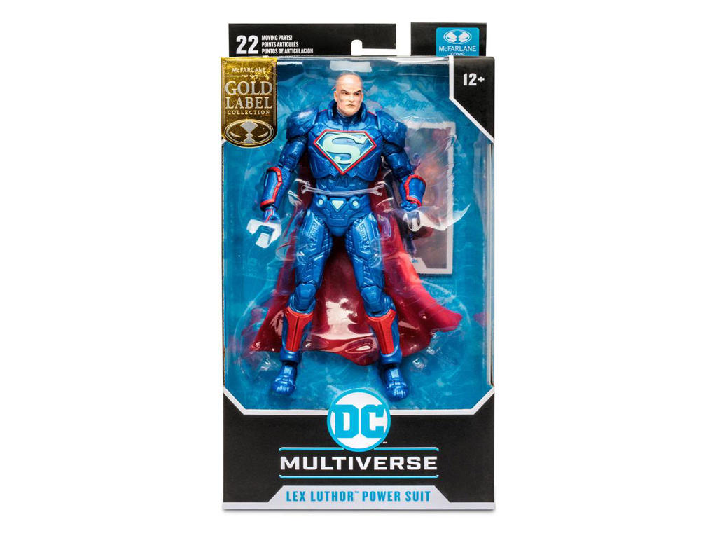 DC Multiverse actionfigur af Lex Luthor in Power Suit (SDCC) 18 cm