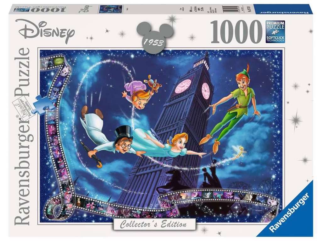 Peter Pan puslespil med 1000 brikker fra Ravensburger