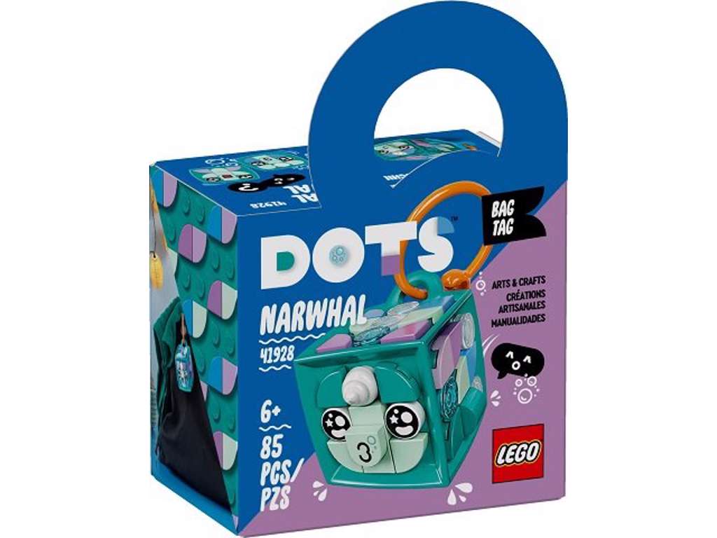 Lego DOTS - Taskevedhæng – narhval - 41928