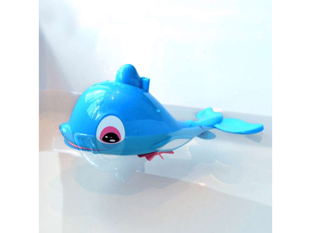 Træk op hval der sprøjter vand