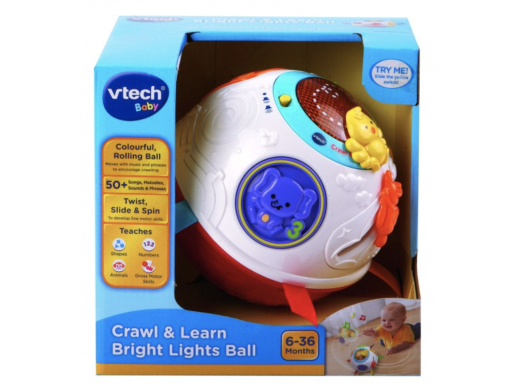 Baby kravle- og lærebold fra Vtech
