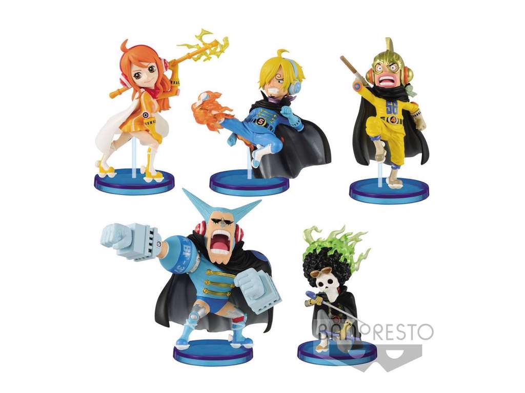 One Piece WCF ChiBi figur på 7 cm Mugiwara56 Vol. 2