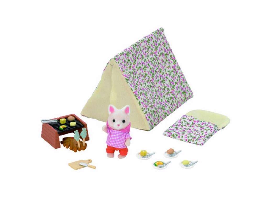 Campingsæt til strandtur fra Sylvanian Families