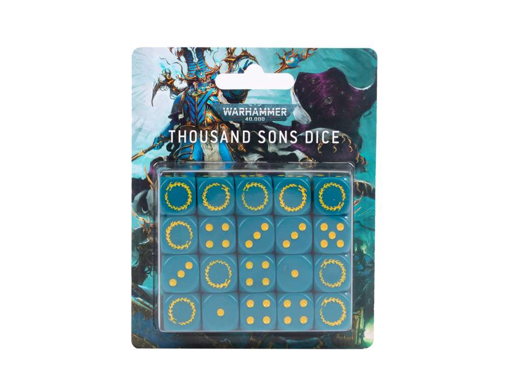 Thousand Sons Dice - 20 stk D6 terninger til Warhammer 40.000
