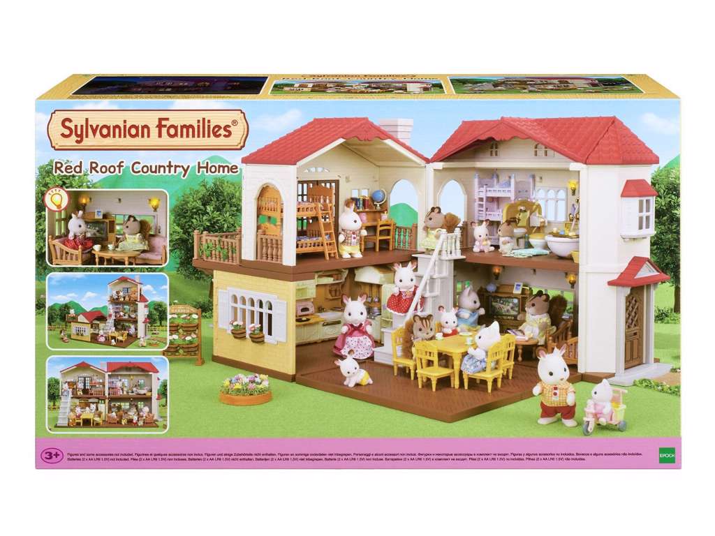 Byhus med lys fra Sylvanian Families - 5302