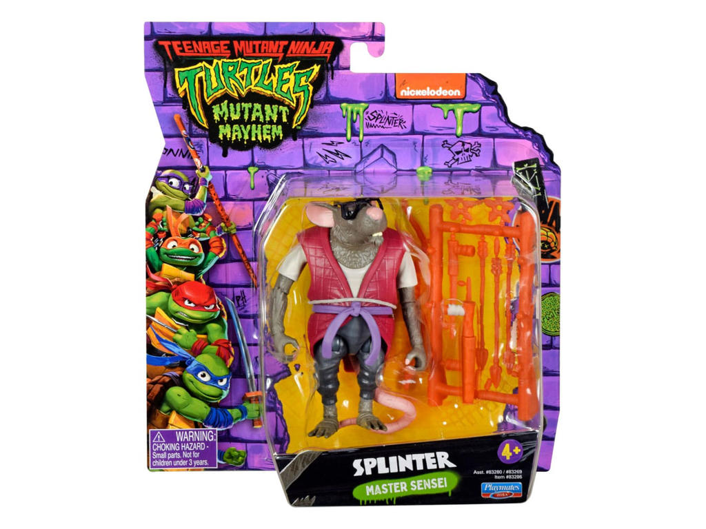 Teenage Mutant Ninja Turtles: Mutant Mayhem Action Figur 10 cm Basic - Splinter