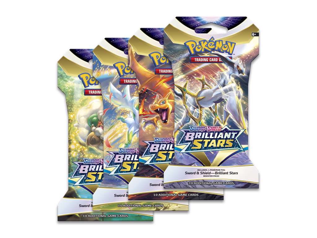 Pokémon Sword and Shield Brilliant Stars Sleeved Booster