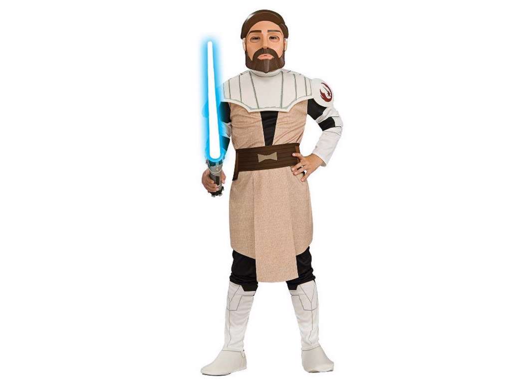 Obi-Wan Kenobi kostume m/maske fra Star Wars 3-4 år