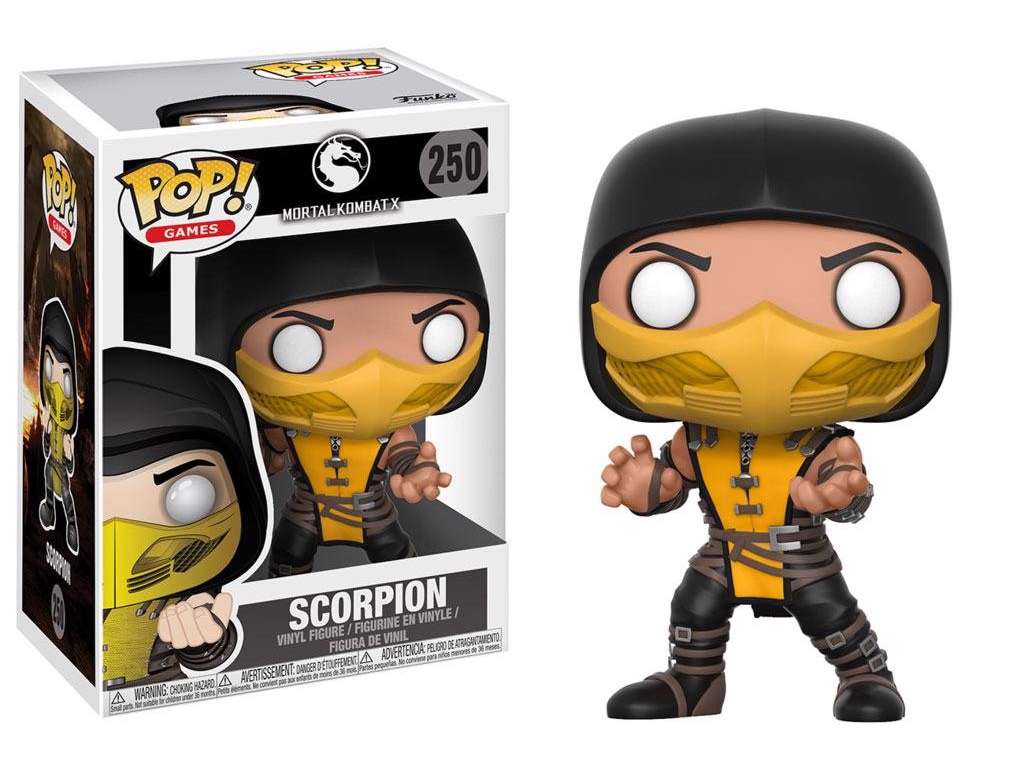 Mortal Kombat POP! vinyl figur af Scorpion på 9 cm