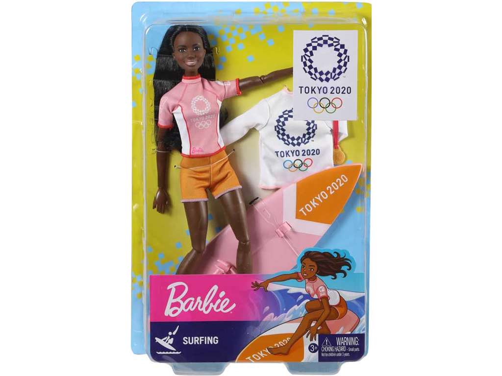 Barbie 2020 Olympisk dukke - surfing