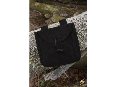 Leatherbag Thin - Black - L