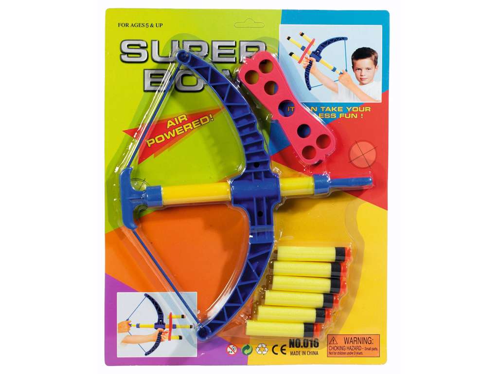 Armbrøst med 6 skumpile