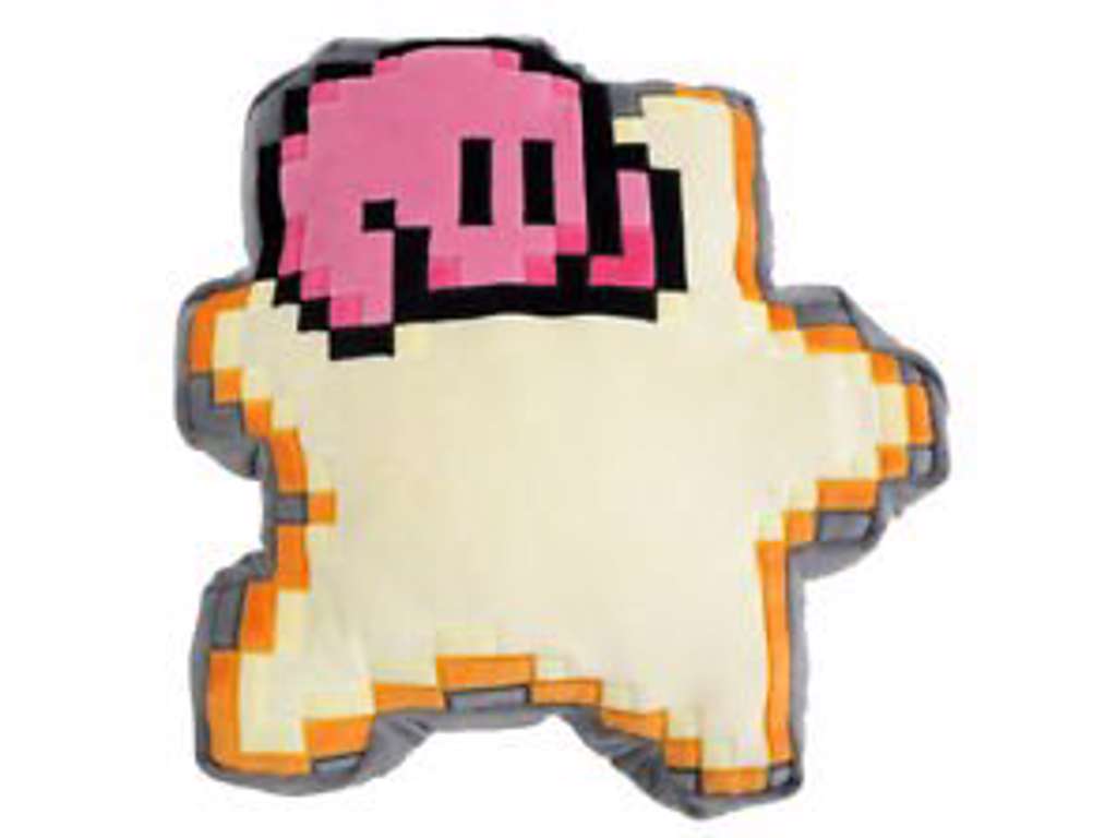 Kirby - 8-bit Kirby stjerne pude på 35 x 35 cm