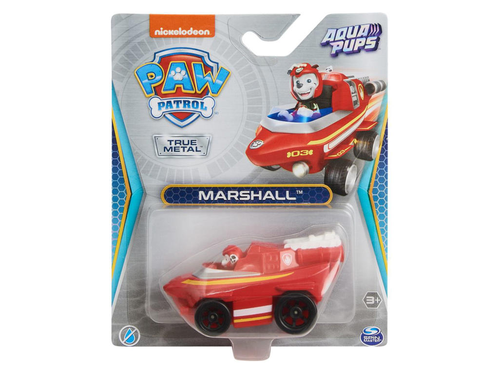 Paw Patrol Aqua True Metal bil 1:55 - Marshall