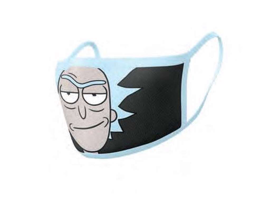 Rick and Morty ansigtsmasker 2-pak med Rick (Mundbind)