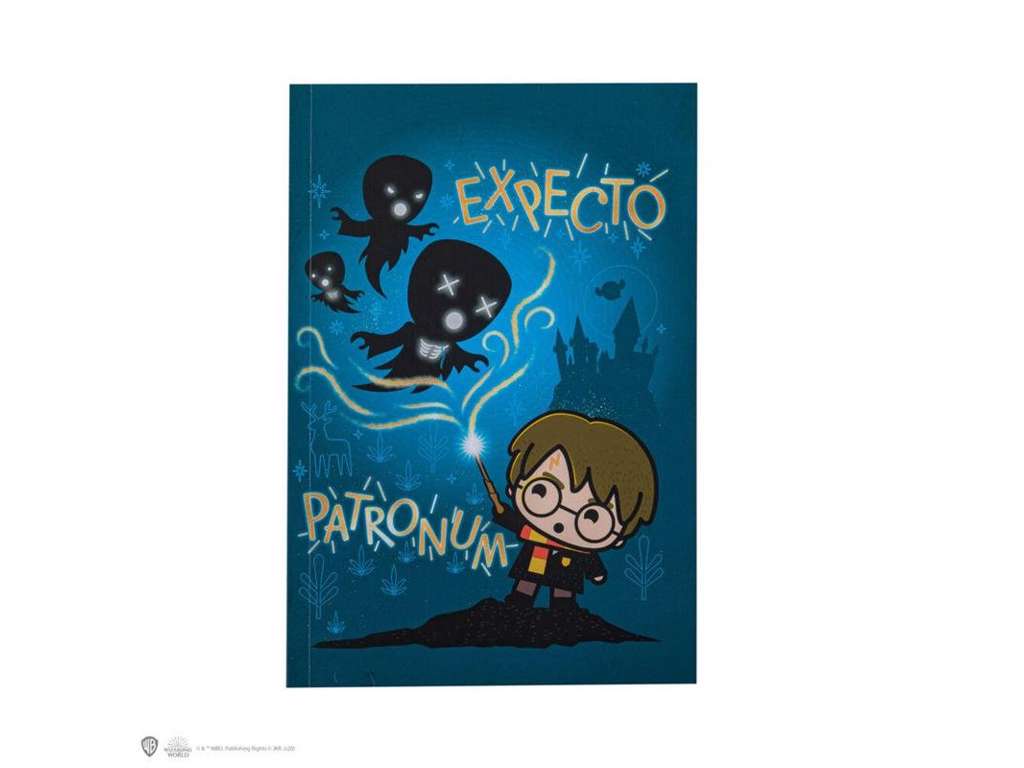 Notesbog Expecto Patronum Kawaii med 128 sider Harry potter fra Cinereplicas