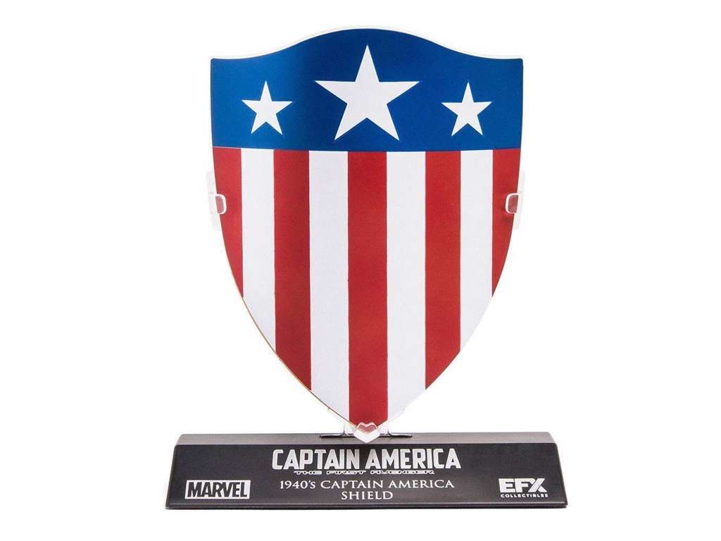 Marvel's Captain America Replica af 1/6 Captain America's 1940's Shield på 10 cm