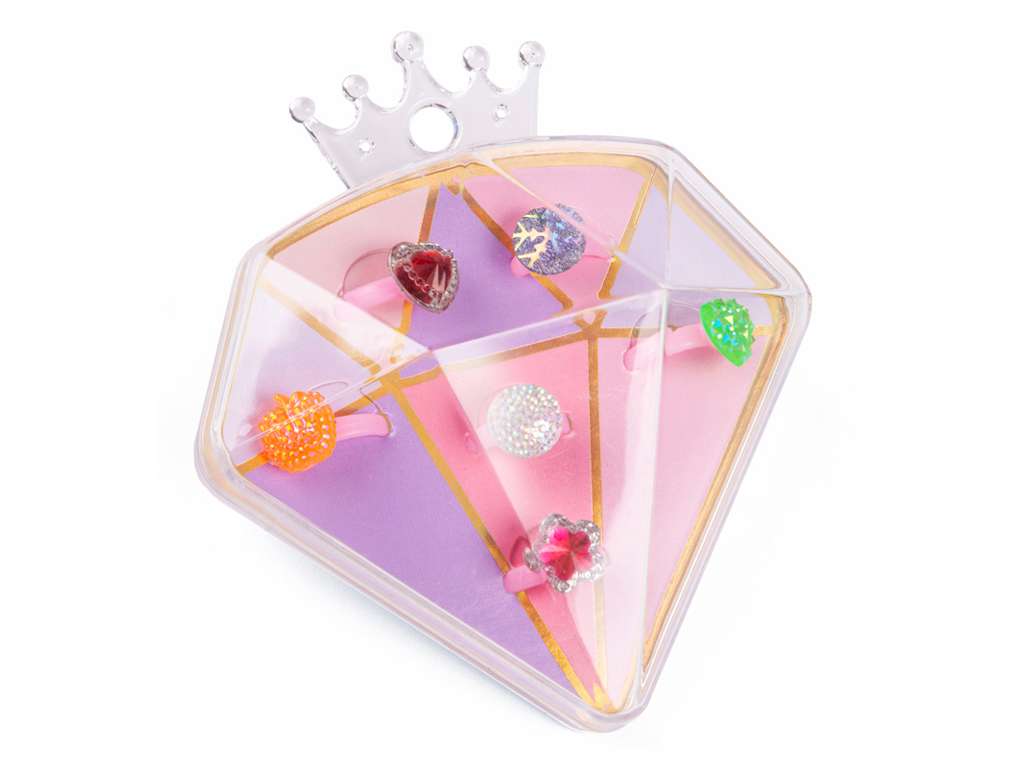 6 prinsesseringe til børn fra 4-Girlz