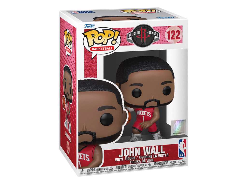 NBA Houston Rockets POP! Basketball Vinyl Figure John Wall (Red Jersey) 9 cm