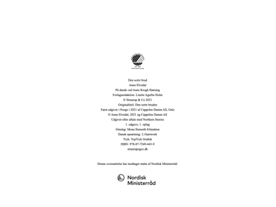 Den sorte brud - Bog