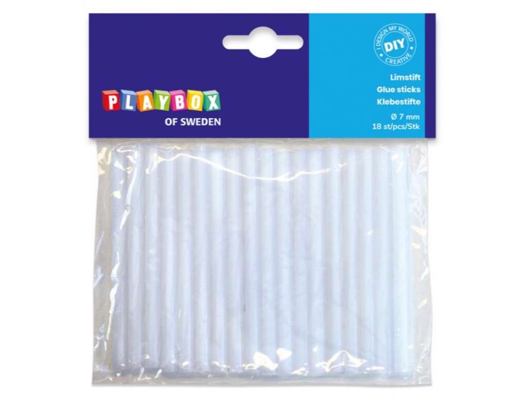 18 limstifter til limpistol fra Playbox