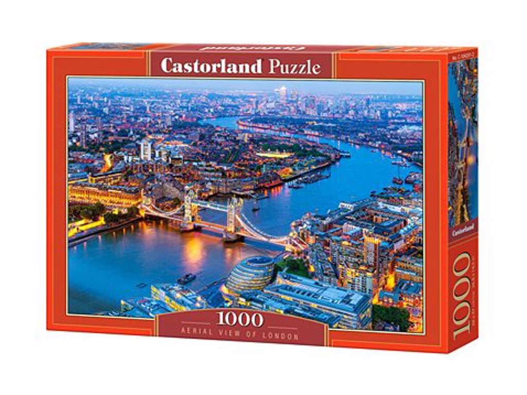 Udsigt over London puslespil på 1000 brikker fra Castorland