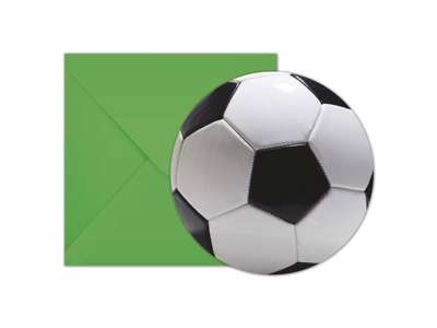 Fodbold Invitationskort