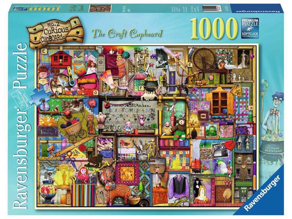 Det kreative skab puslespil med 1000 brikker fra Ravensburger