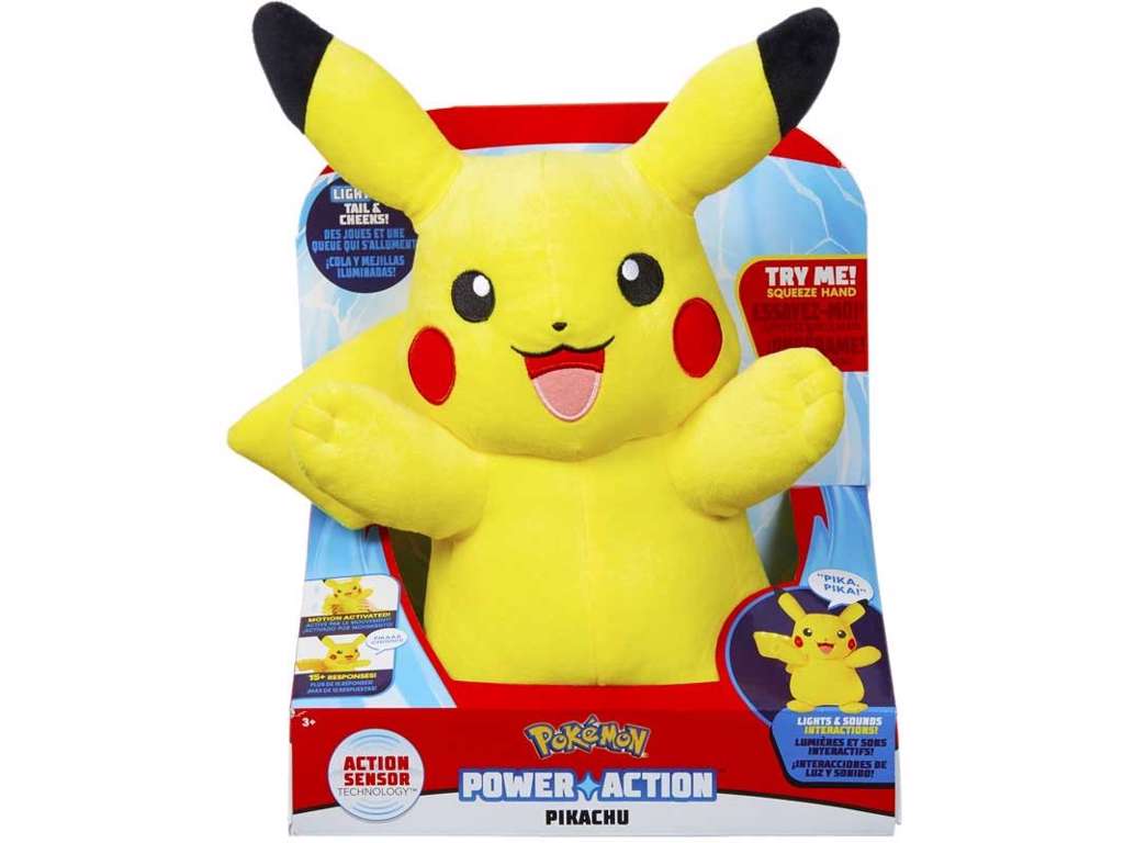 Interaktiv Pikachu bamse fra Pokémon