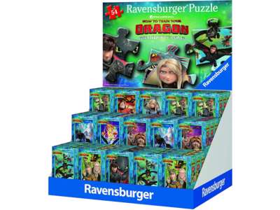 Sådan træner du din drage minipuslespil med 54 brikker fra Ravensburger