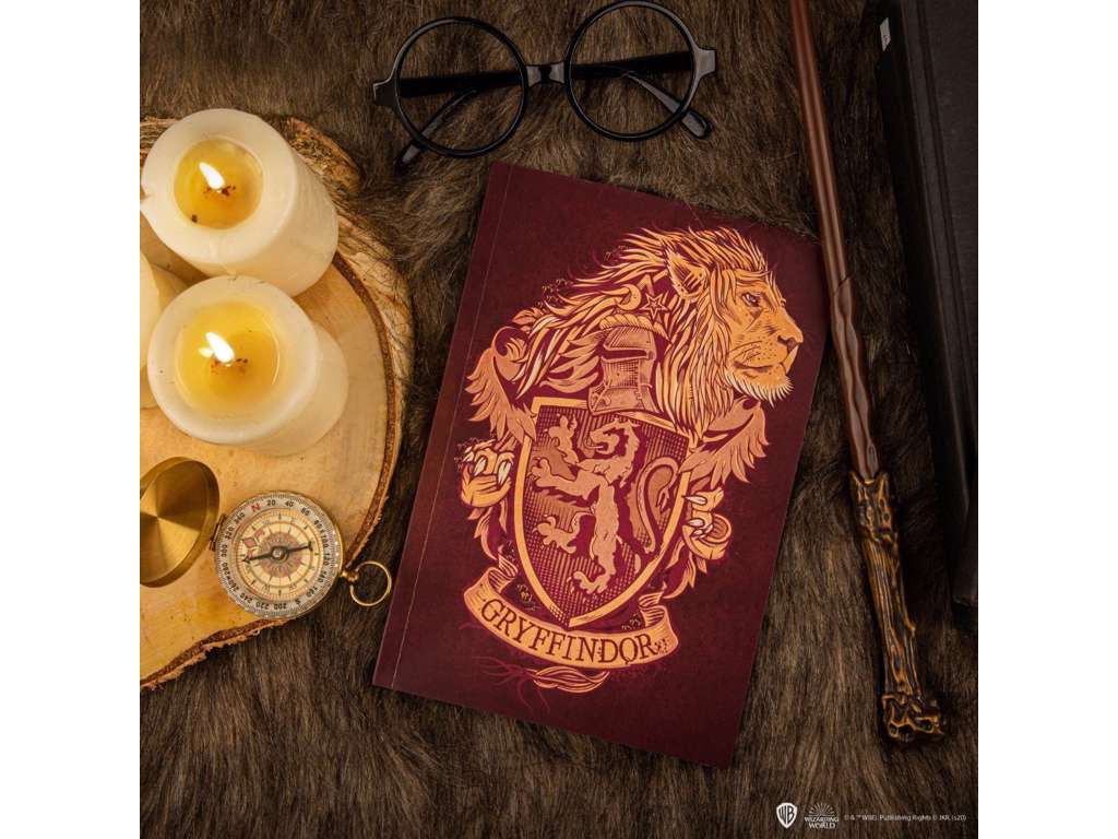 Notesbog Gryffindor med 128 sider Harry potter fra Cinereplicas