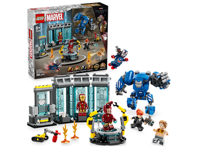 Iron Mans laboratorium: Dragtgalleriet - 76315 - LEGO Super Heroes Marvel