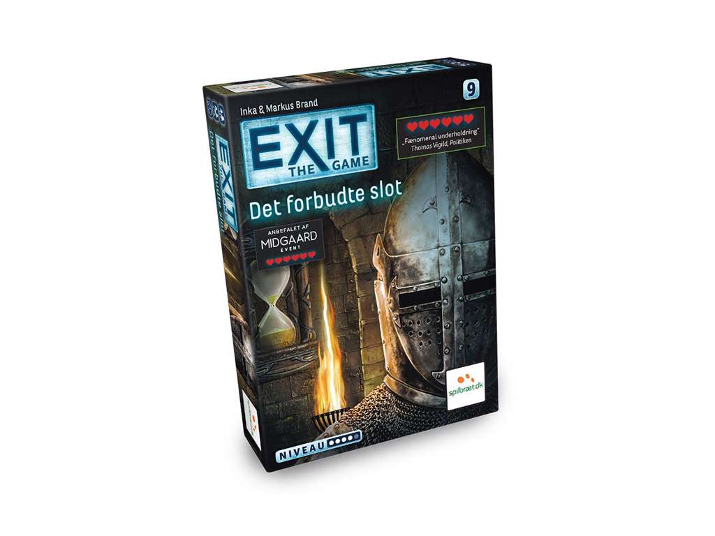 EXIT 9: Det Forbudte Slot (DA) - brætspil fra Lautapelit