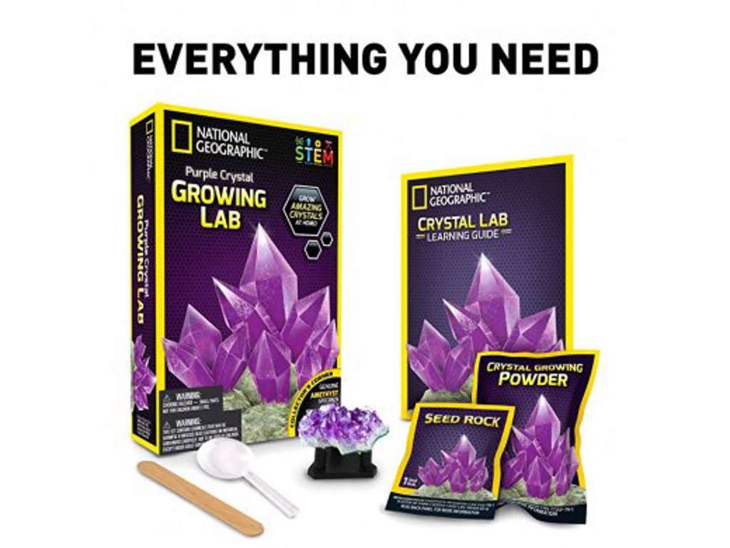 Lav dine egne krystaller - lilla