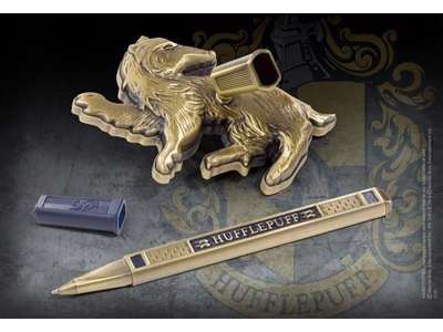 Hufflepuff pen og holder fra Harry Potter