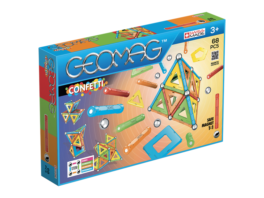 Geomag Confetti 68 dele