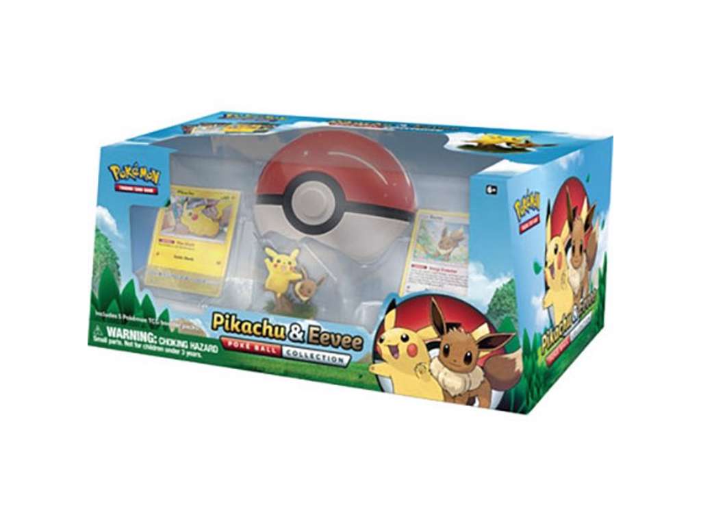 Pokémon Pokeball med Pikachu og Eevee