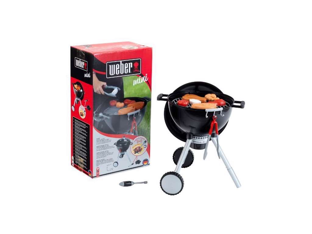 Weber grill med lys, lyd og mad fra Klein