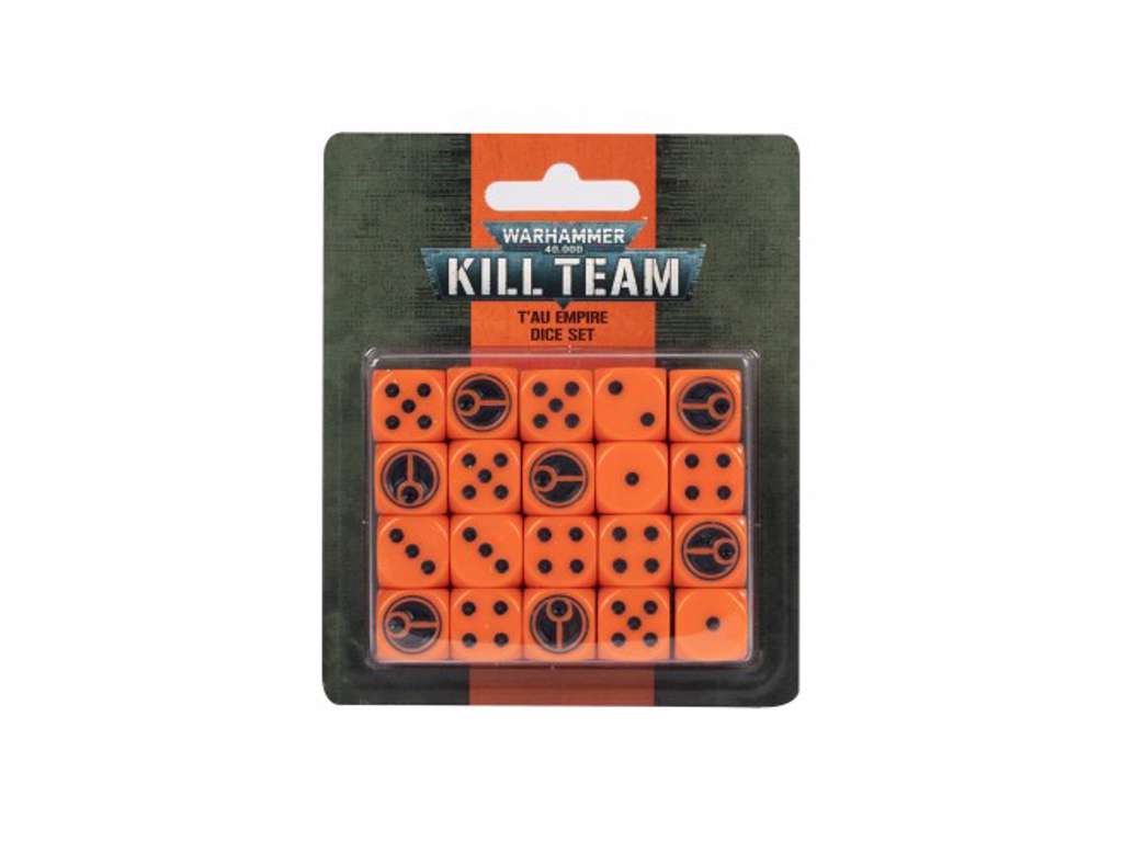 Kill Team: Tau Empire Dice Set 20 stk D6 terninger til Kill Team Warhammer 40.000