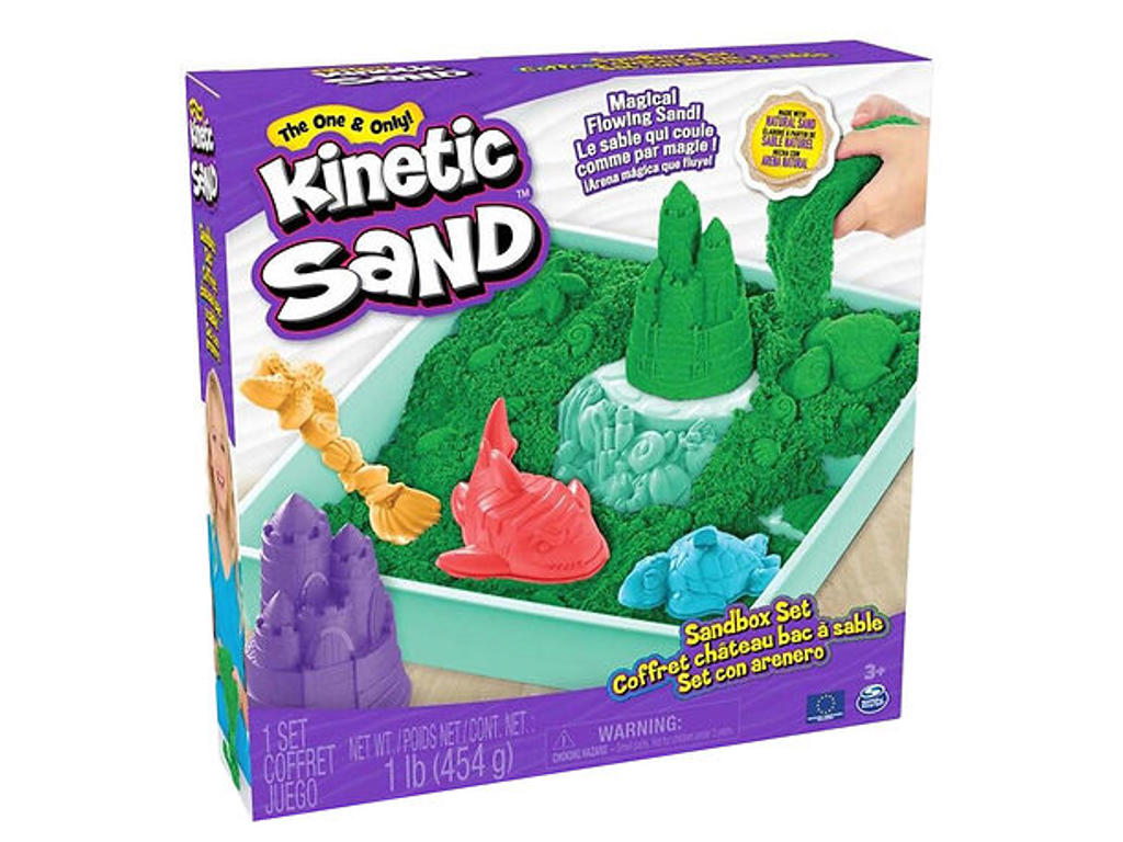 Kinetic Sand Sandbox Set - Grøn