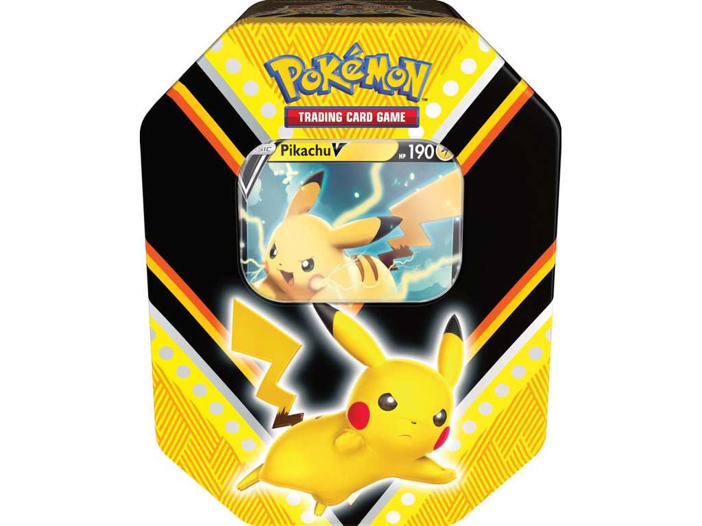 Pokémon Pikachu V tin box