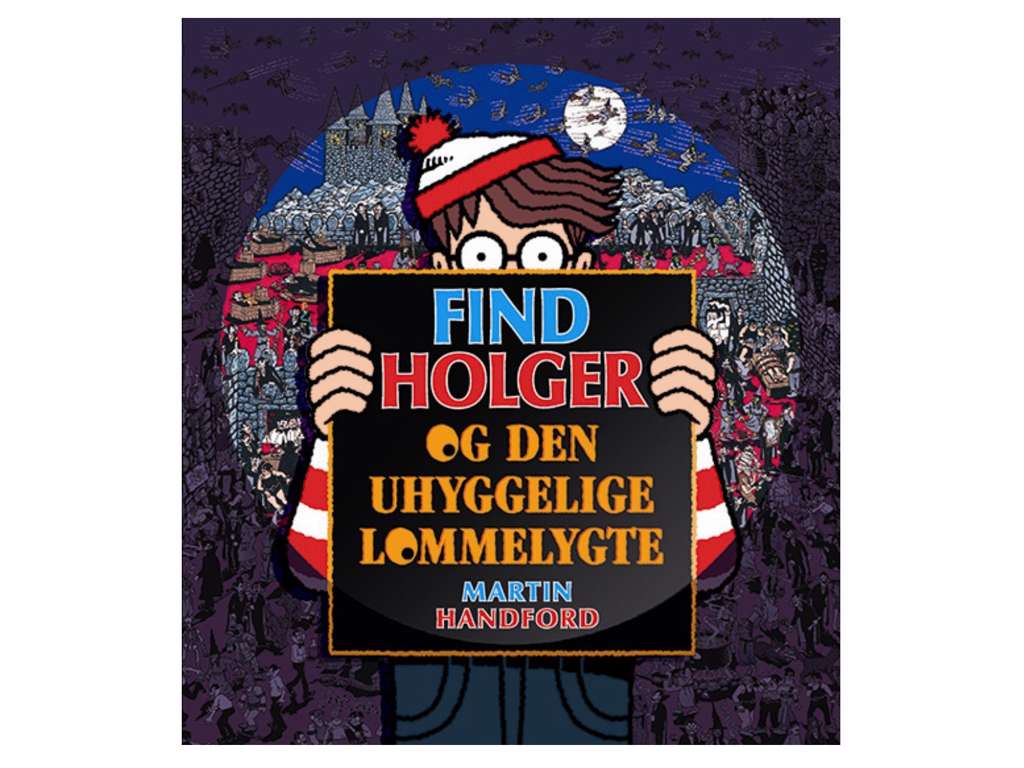 Find Holger - og den uhyggelige lommelygte - børnebog