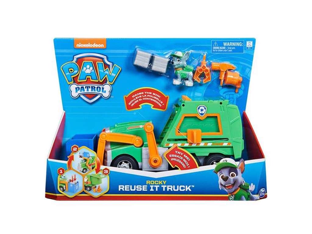Paw Patrol Rocky Re Use It Truck