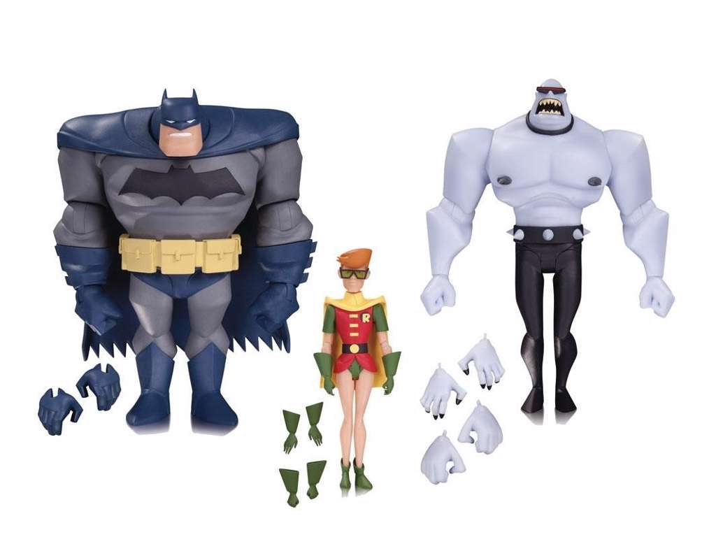 Batman The Animated Series 3-pak action figure af Legends of the Dark Knight på 15 cm