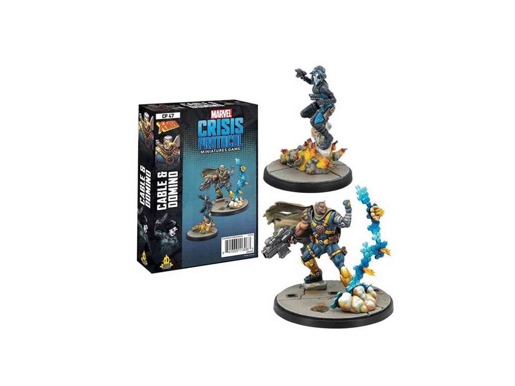 Marvel Crisis Protocol Cable & Domino - brætspil tilføjelse