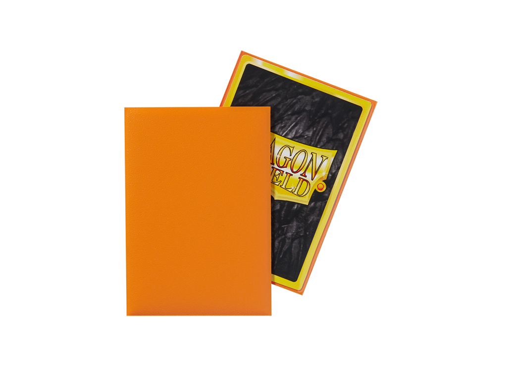Dragon Shields Sleeves Matte Orange Japanese Size